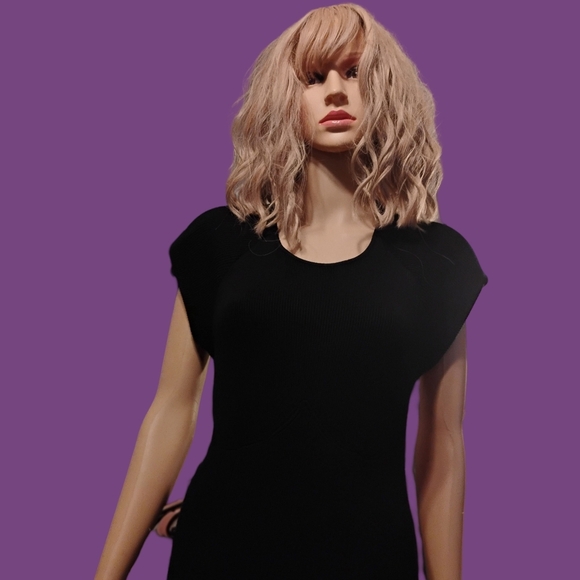 COPY - Future Collective Black Sweater midi Dress - Picture 3 of 10